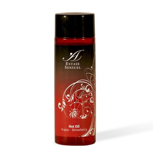 Massageolie Extase Sensual - Aardbei met verwarmend effect