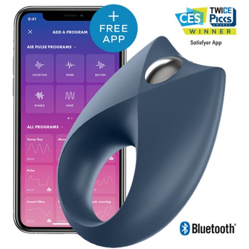 Ring Satisfyer Powerful Royal One met app-functies
