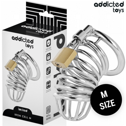 Metalen kuisheidskooi Addicted Toys Locked Iron Cell