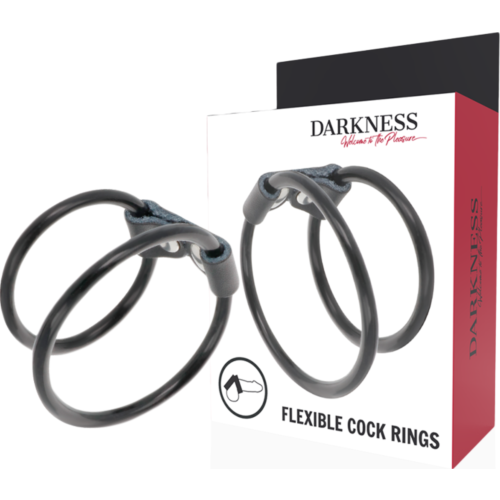 Anillo Doble Darkness Sensations para el Pene