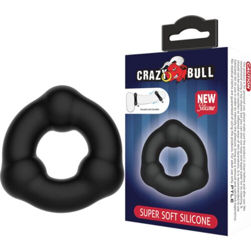 Anillo de Silicona Crazy Bull con Nódulos para Estimulación