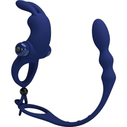 Anillo vibrador Pretty Love Ayad con plug