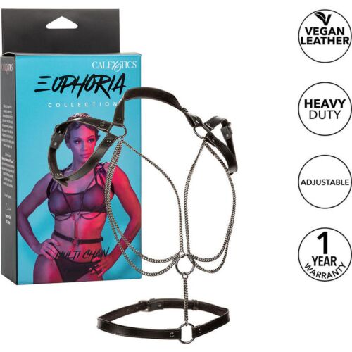 BDSM Arnés Calexotics Euphoria Metalen Ketten
