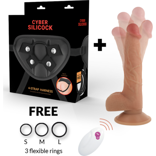 CYBER SILICOCK John harnas met realistische dildo