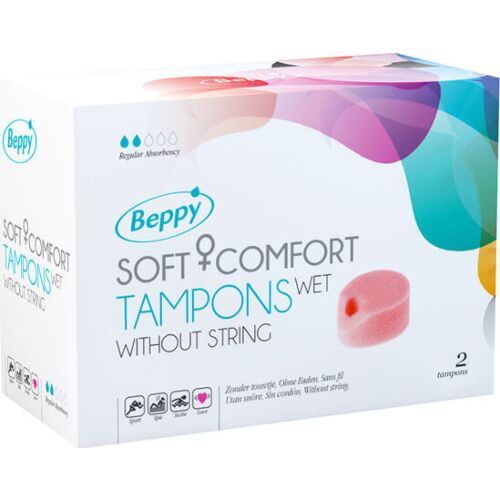 Tampons Beppy Soft Comfort - zonder touwtje voor discreet gebruik