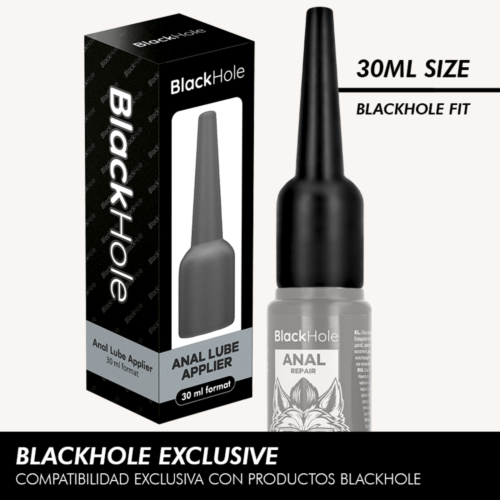 Anal Lube Applier BLACK HOLE - Comfortabele applicatie