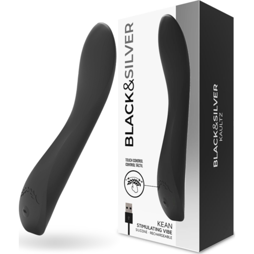 Black & silver kean vibrador touch control