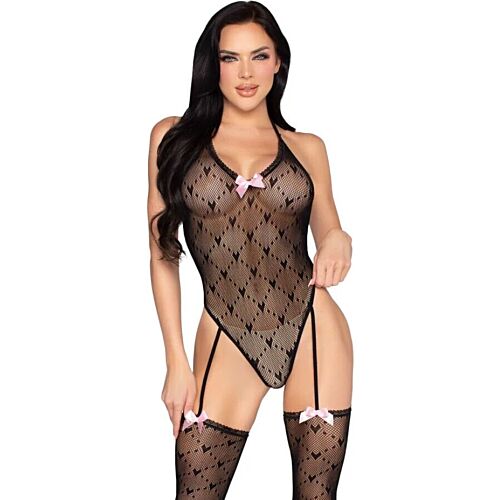 Bodysuit Leg Avenue 89360 met ingebouwde kousen