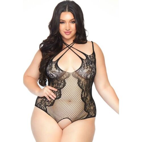 Teddy Leg Avenue 1X-2X met open kruis