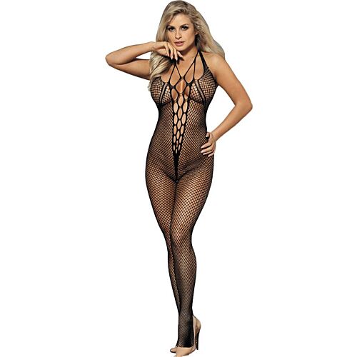 Bodystocking SUBBLIME lange net met banden