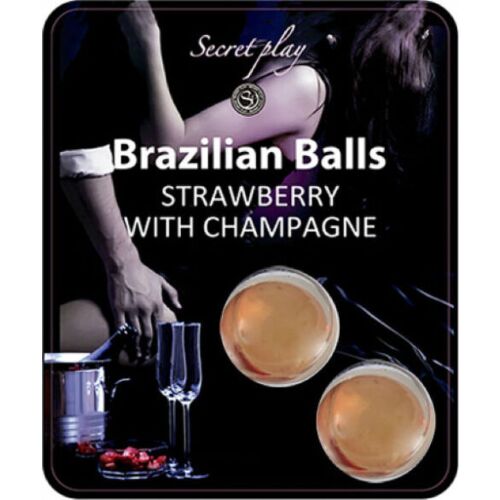 Brazilian Balls Secretplay - Aardbei met Cava