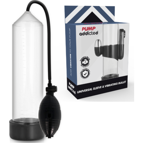 Pomp Erectie Pump Addicted RX3 met Vibrator