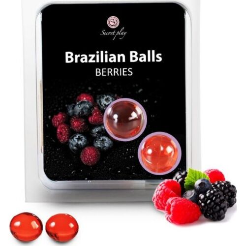 Brazilian Balls SECRETPLAY met Framboos en Bosvruchten