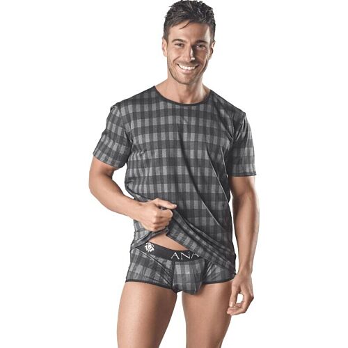 Camiseta ANAIS MEN AEGIS XL met ruitjespatroon