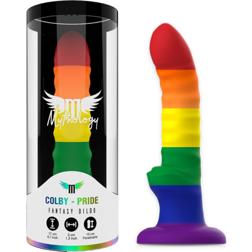 Dildo MYTHOLOGY Colby Pride - Flexibel en veilig
