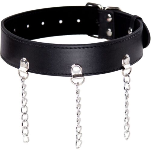 Bondage collar OHMAMA FETISH met anillas