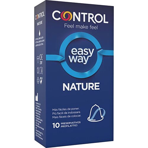 Condoom CONTROL Nature Easy Way 10 Stuks - Eenvoudig aanbrengen