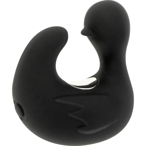 BLACK&SILVER Ducky vingervibrator van medische siliconen
