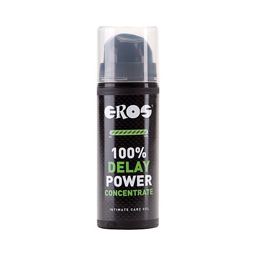 Geleidingsgel EROS POWER LINE 30 ML met Retarderende Effect