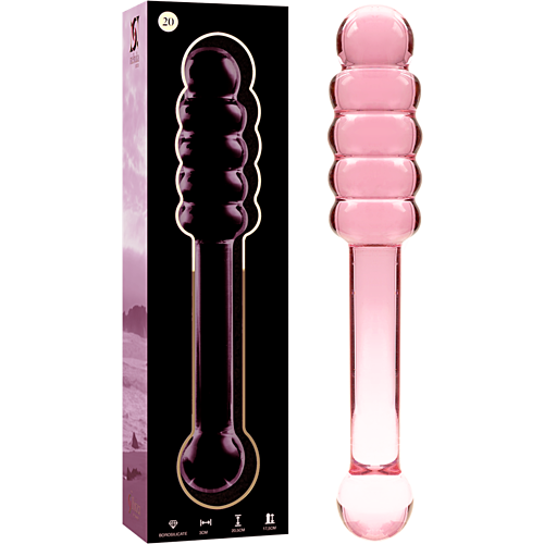 Dildo NEBULA SERIES BY IBIZA Model 20 met Borosilicaatglas