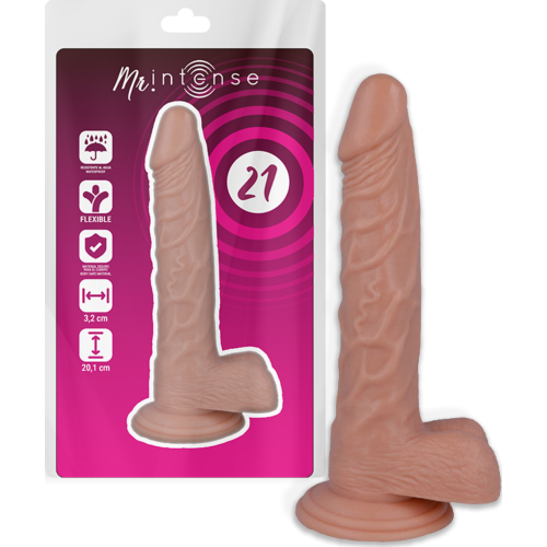Dildo MR. INTENSE 21 Realistisch 20.1 cm met ventosa