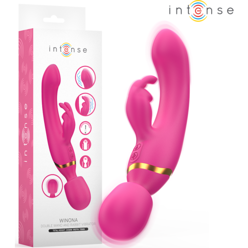 Vibrator WAND INTENSE Winona Dubbele functie Rabbit & Wand