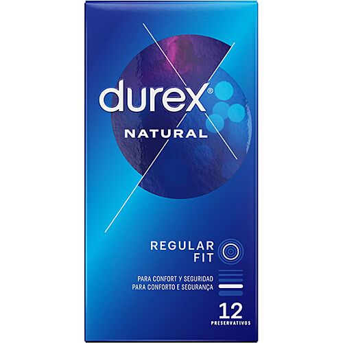 Condooms Durex Natural Plus met easy on vorm