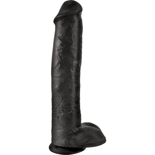 Dildo KING COCK 38 CM met testikels