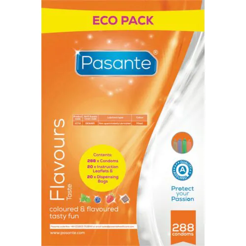 Pasante Eco Pack Condomen met Smaakvariaties