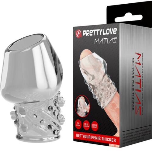 Fundas Pene PRETTY LOVE MATIAS - Engrosador Transparente