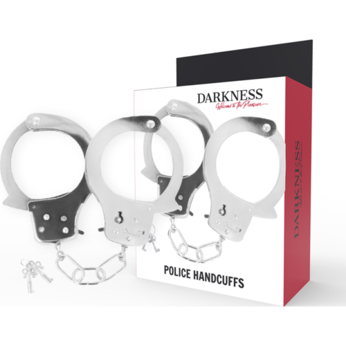Esposas Metal DARKNESS - Sensación de restricción inmediata