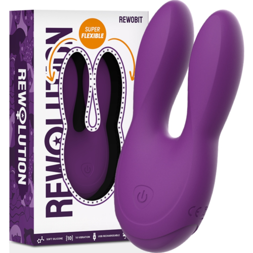 Vibrador Lay-on REWOLUTION REWOBIT met flexibele punten