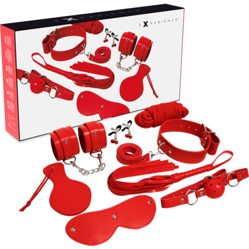Sets Bondage EXPERIENCE BDSM FETISH KIT Rood