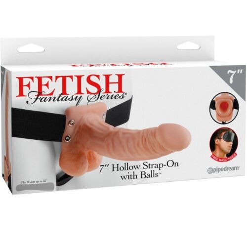 Extensor Pene FETISH FANTASY SERIES 7 Hollow Strap-On met Ballen