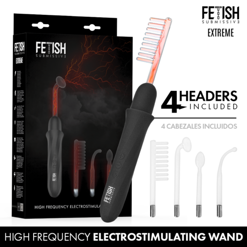 Electrostimulator Fetish Submissive Vibrator Wand