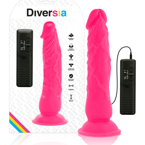 Vibrator DIVERSIA Realistisch Flexibel 21 CM