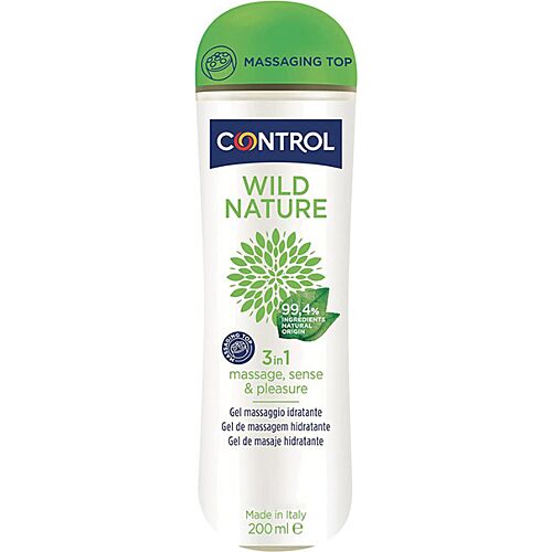Massagegel CONTROL Wild Nature 3 in 1 - 200 ml