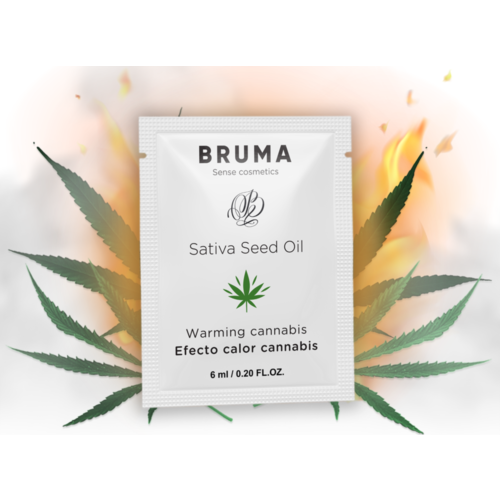 Glibber Bruma Cannabis Smaak 6 ML met Warmte-effect