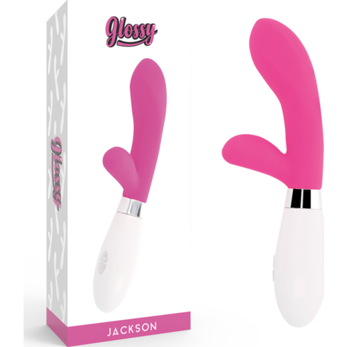 Vibrateur GLOSSY Jackson Rabbit met dubbele motor