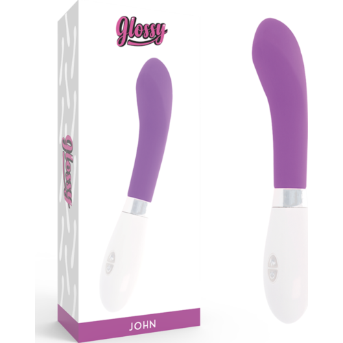 Vibrador GLOSSY John met natuurlijke curve