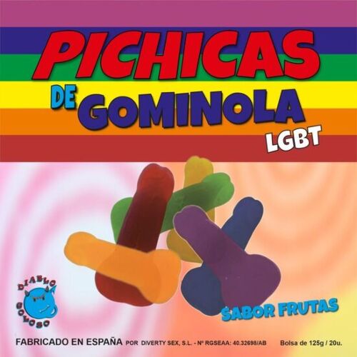 Golosinas PRIDE Pichitas de Gominola - Zoete Peniskauwgom