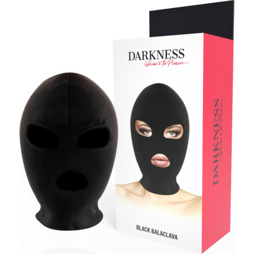 BDSM masker Darkness met mond- en oogopeningen