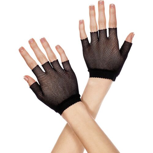Guantes kort Music Legs - Stijlvolle netstof zonder vingers