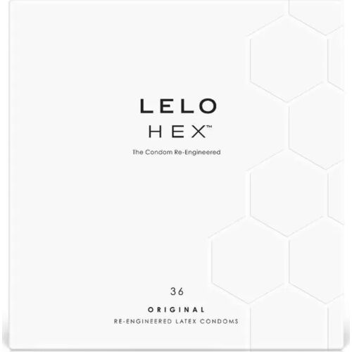 LELO HEX Condooms - 36 Stuks met Hexagonale Structuur