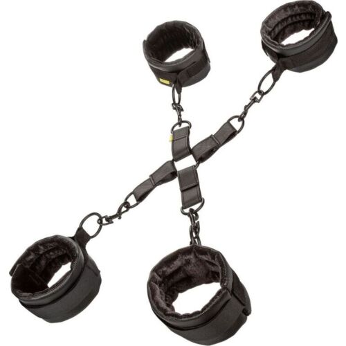 Esposas de fijación CALEXOTICS Boundless Hog Tie para Controle
