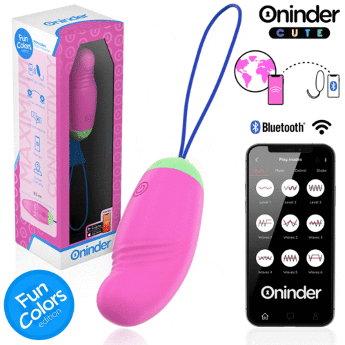 Vibrerend Ei ONINDER CUTE met Golfbeweging