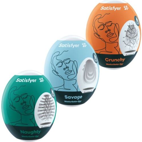 Masturbator Satisfyer Eggs NAUGHTY, SAVAGE & CRUNCHY