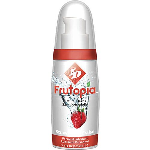 Lubricant ID Frutopia Aardbeien 100ML - Eetbaar en natuurlijk