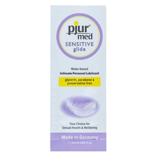 Lubricant PJUR MED SENSITIVE GLIDE - 2 ml voor gevoelige huid