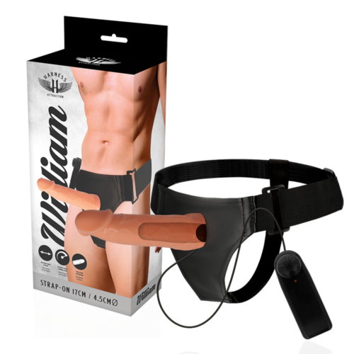 Harnas met Vibrator Harness Attraction Willian 17 cm